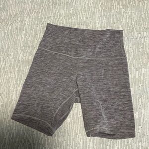 Lululemon Athletica Heathered Gray Bike Shorts